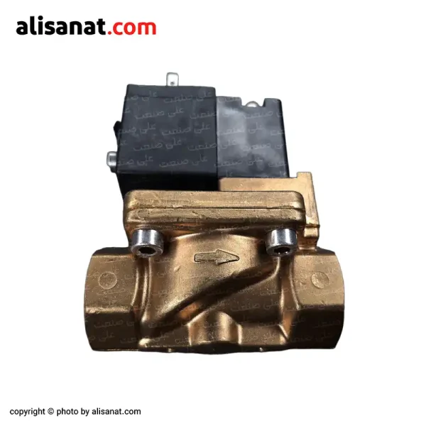 این تصویر زاویه ای از یک شیر برقی 2-2 از برند فستو مدل MN1H-2-12-MS می باشد