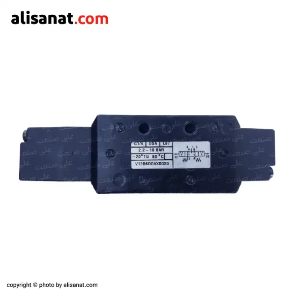 شیر سیگنال نورگرن 3-5 وسط بسته یک شیر کتابی ساخت کشور آمریکا است که با دنده 1/4 اینچی که دارد موضع وسط آن بسته بوده و در حالت بدون فرمان سیلندر در همان وضعیت می ایستد