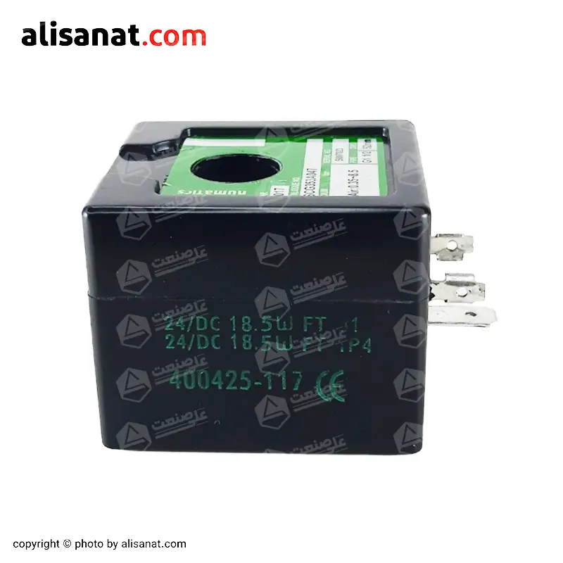 بوبین شیر برقی بک فیلتر آسکو سری 400425 نوعی از بوبین شیر برقی های بک فیلتر با تنه ای بزرگ تر است که برای سایز های مختلف از بک فیلتر های پنوماتیک آسکو و طرح آسکو از آن استفاده می شود و در ولتاژ های گوناگونی در فروشگاه علی صنعت موجود می باشد