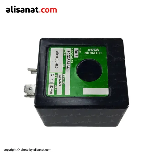 بوبین شیر برقی بک فیلتر آسکو سری 400425 نوعی از بوبین شیر برقی های بک فیلتر با تنه ای بزرگ تر است که برای سایز های مختلف از بک فیلتر های پنوماتیک آسکو و طرح آسکو از آن استفاده می شود و در ولتاژ های گوناگونی در فروشگاه علی صنعت موجود می باشد