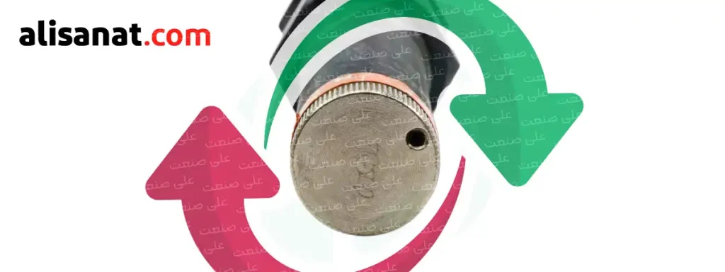 پیچ تنظیم ضربه گیر قابل تنظیم در فنر قرار گرفته در پشت ضربه گیر تاثیر گذاشته و مقاومت آن را کم و یا زیاد می کند