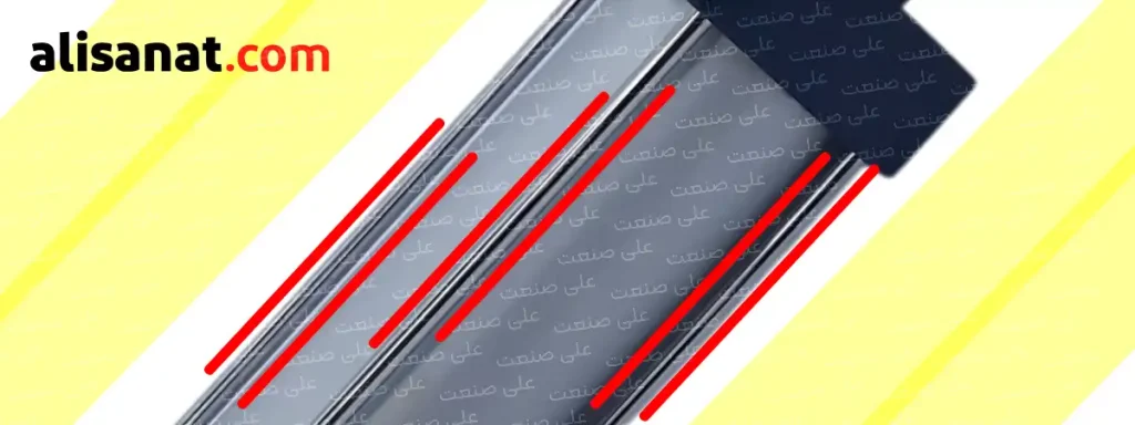 چهار میل نگهدارنده جک پنوماتیک دو سر شفت چهارمیل در چهار طرف این جک قرار گرفته است و سر و ته جک را به یکدیگر محکم نگه می دارد
