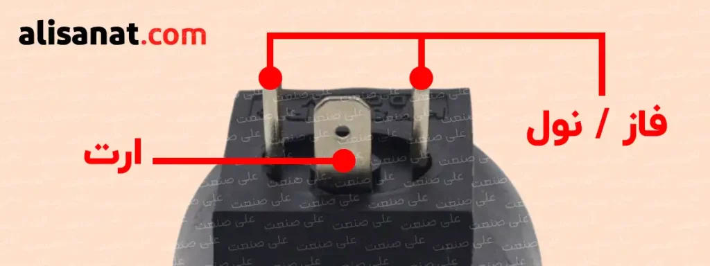 کانکتور برق در بوبین شیر برقی هایستار به شکل استاندارد شامل پین های فاز / نول و ارت می باشد