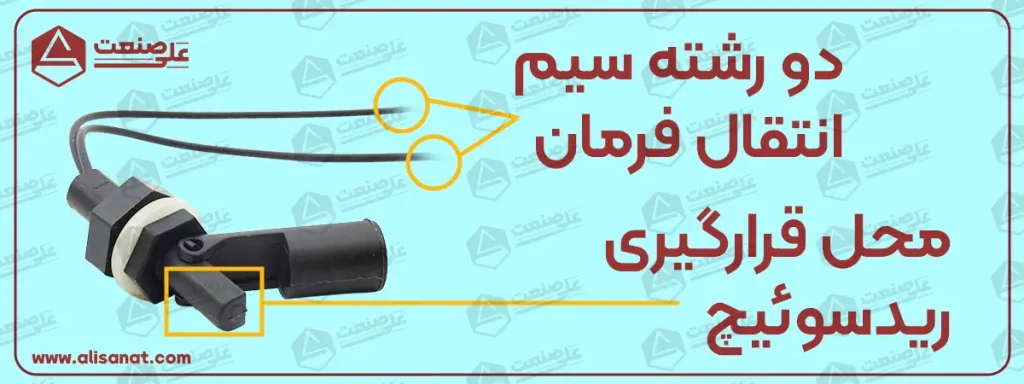 رید سوئیچ و رشته سیم های لول سوئییچ الاکلنگی پلاستیکی بیرون دنده