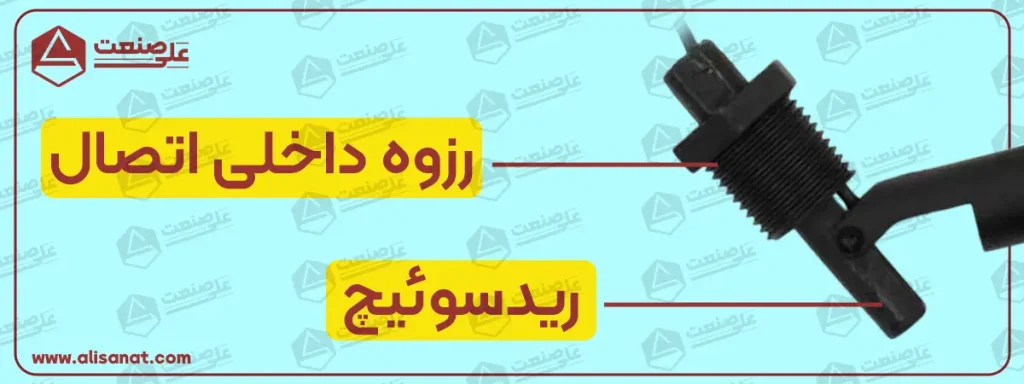 اجزای لول سوئیچ الاکلنگی پلاستیکی اول