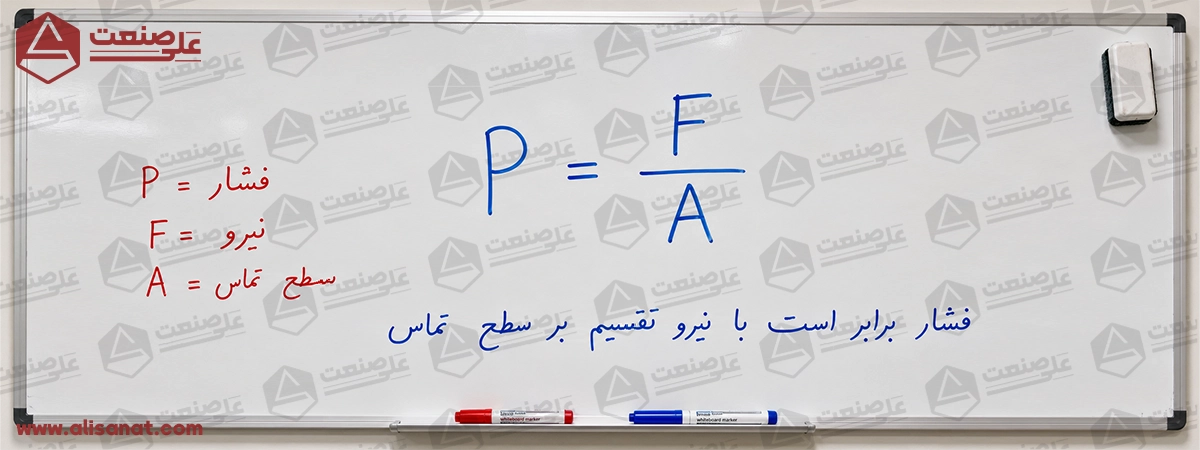 فرمول محاسبه فشار مورد نیاز برای سیستم