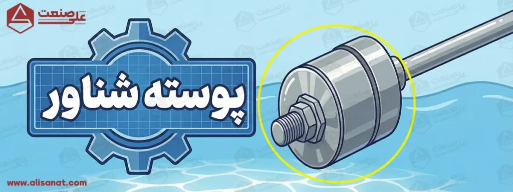پوسته شناور لول سوئیچ میله ای استیل
