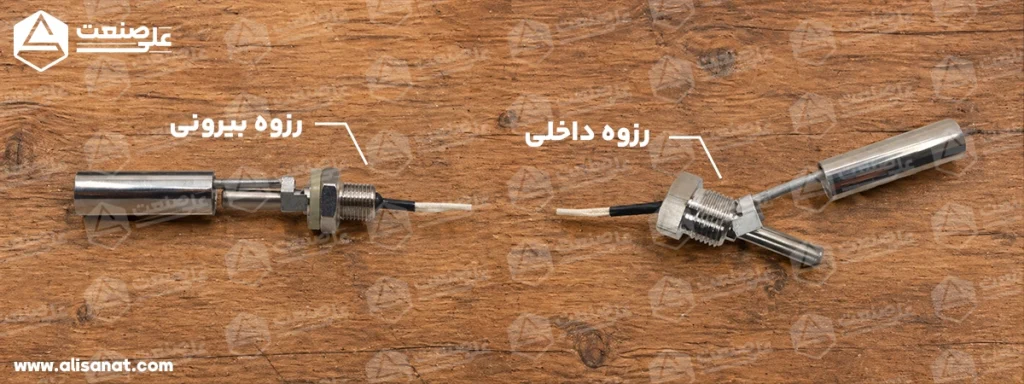 فلوتر استیل مدل رزوه از داخل یا رزوه از پشت